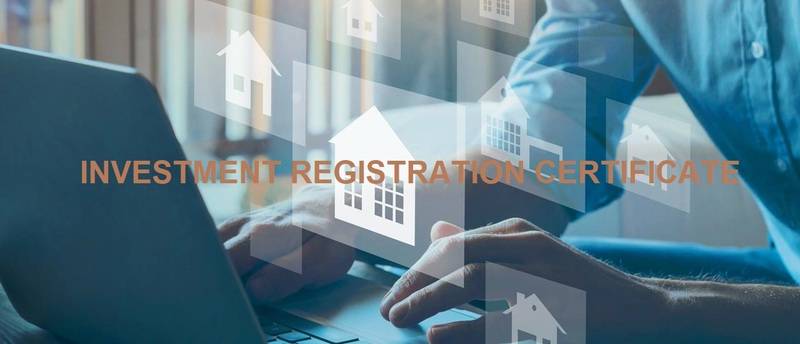 Investment registration certificate Investment registration certificate