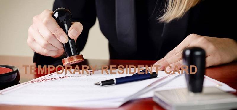 Temporary residence card Temporary residence card