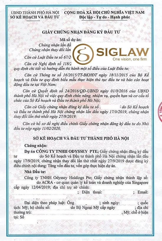 INVESTMENT REGISTRATION CERTIFICATE: DOSSIER, PROCEDURES & NOTES ...