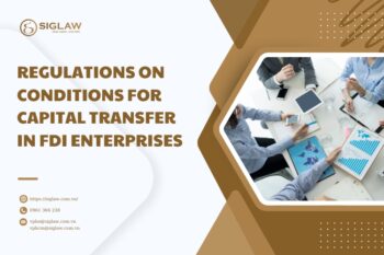 REGULATIONS ON CONDITIONS FOR CAPITAL TRANSFER IN FDI ENTERPRISES