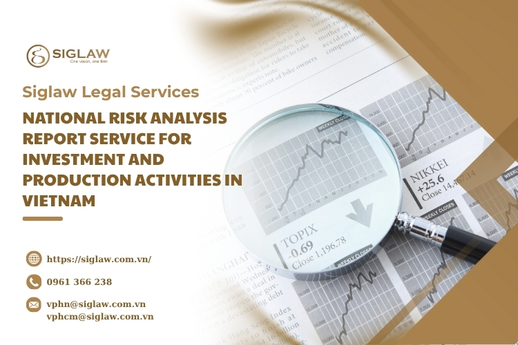 National risk analysis report service for investment and production activities in Vietnam