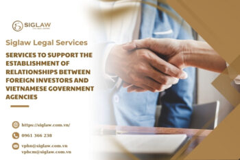 Services to support the establishment of relationships between foreign investors and Vietnamese government agencies