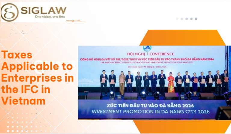 Taxes Applicable to Enterprises in the International Financial Centre in Vietnam