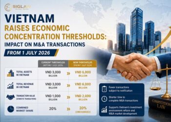 VIETNAM RAISES ECONOMIC CONCENTRATION THRESHOLDS