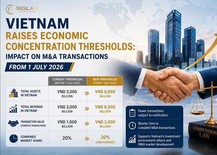 VIETNAM RAISES ECONOMIC CONCENTRATION THRESHOLDS