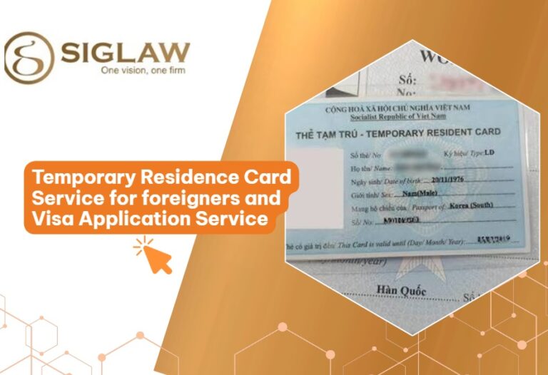 Temporary Residence Card Service USD 285, Visa Application Service USD 120