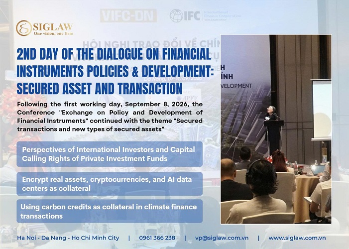 SIGLAW ATTENDS THE SECOND DAY OF THE DIALOGUE ON FINANCIAL INSTRUMENTS POLICIES AND DEVELOPMENT